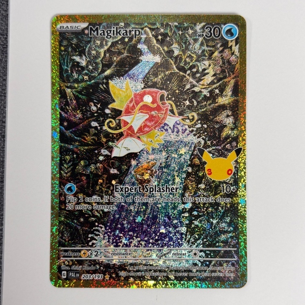 Pokemon 30th Celebration Classic Collection Magikarp Illustration Rare 203/193